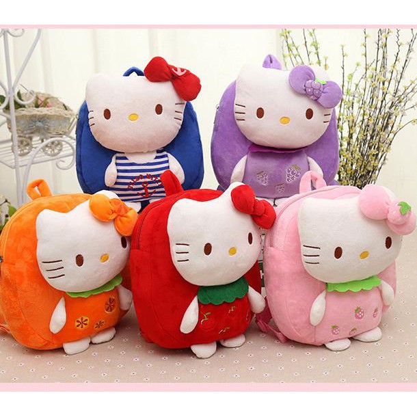 hello kitty backpack plush