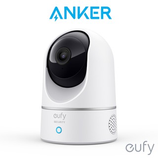 Anker eufy Indoor Cam 2K Pan and Tilt Home Security Indoor Camera, Human and Pet AI, Works with Voice Assistants
