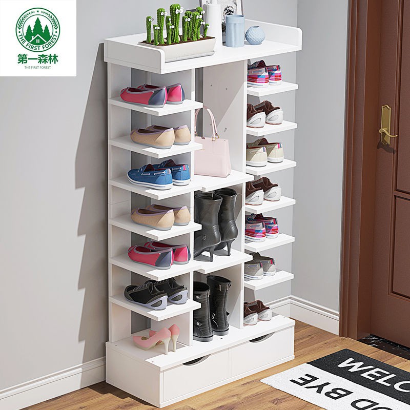 Family Essential Shoe Cabinet The First Forest Multi Layer Shoe Rack Simple Doorway Home Economical Space Saving Storage Shoe Cabinet Small Shoe Rack Dormitory Shopee Singapore