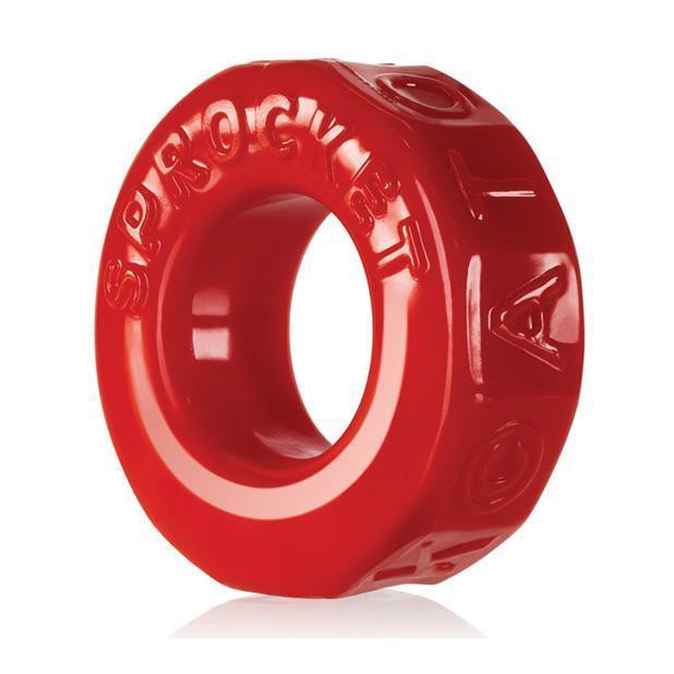 Oxballs Atomic Jock Sprocket Super Stretch Cock Ring Red Sex Toys