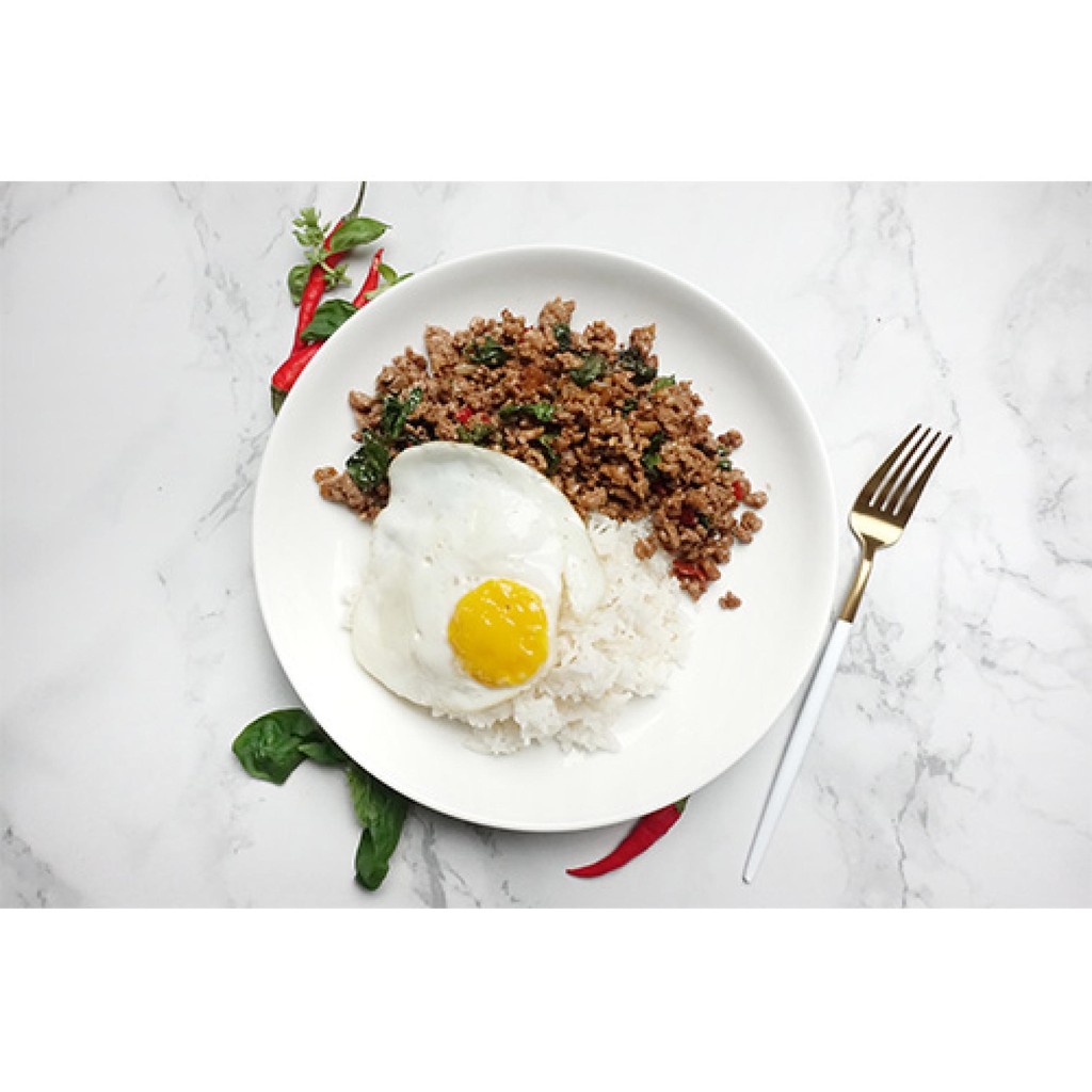 Thai Basil Pork With Rice Meal Kit (Serves 2 pax) Shopee Singapore