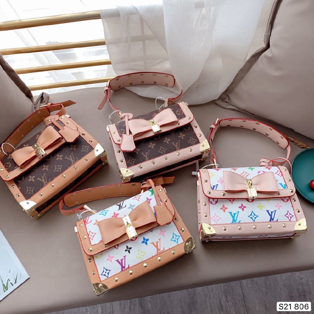 LV_Bag Storage Make Up Camera Bag Cosmetic Bag Women Shoulder Bag Causal Sling Bags Travel ...
