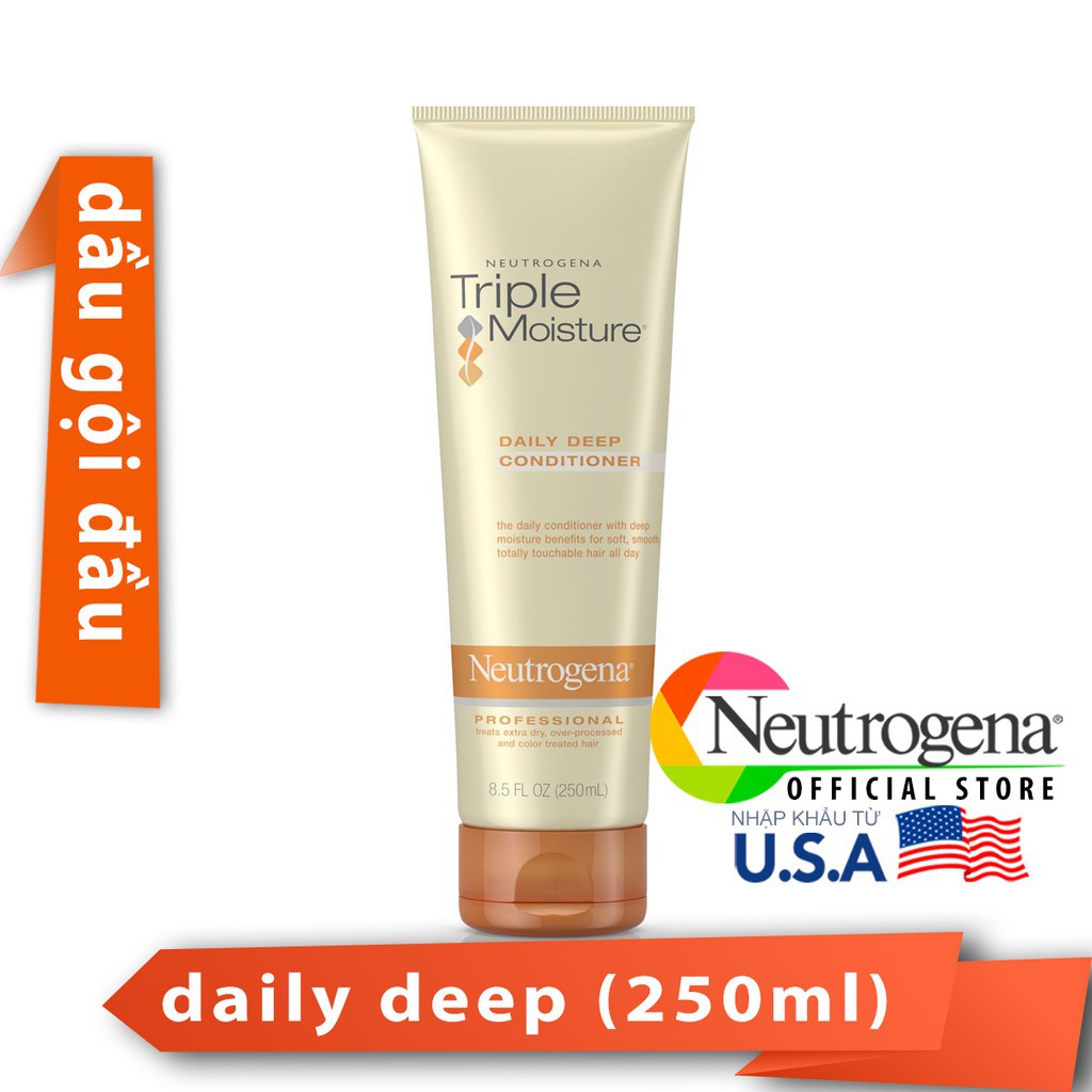Neutrogena Triple Moisture Daily Deep Conditioner (250 ml) _NEUT197UPDT |  Shopee Singapore