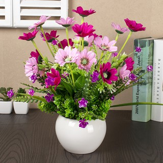 Susunan bunga ruang tamu bunga buatan simulasi pot bunga Susunan bunga ruang tamu bunga buatan simulasi pot bunga