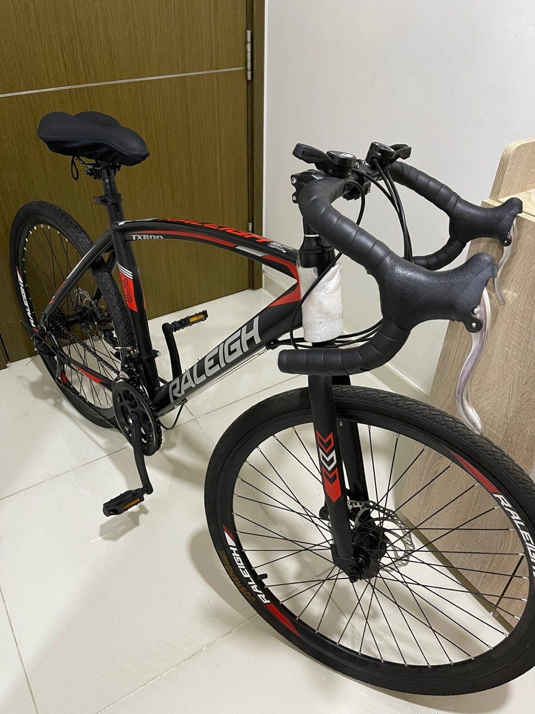 raleigh hybrid bike tx800