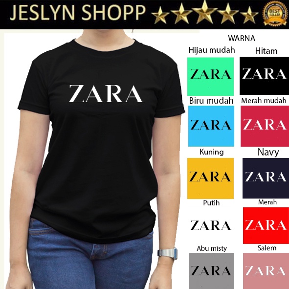 zara black t shirt ladies