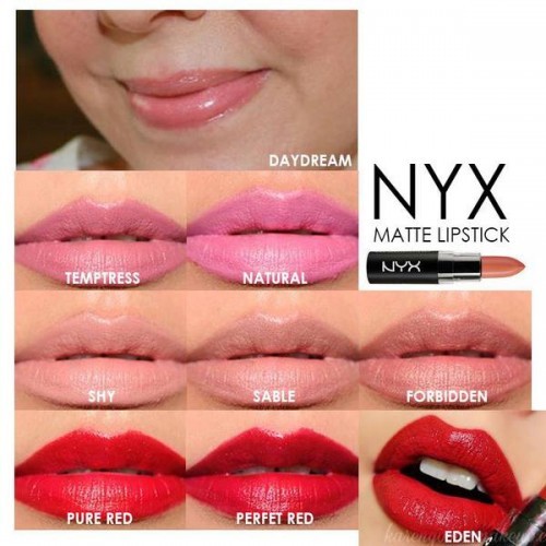 nyx matte lipstick natural