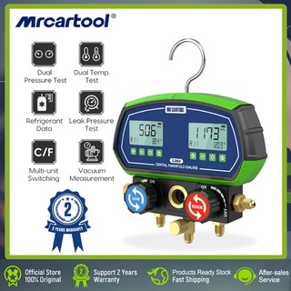 MRCARTOOL HVAC Vacuum Pressure Temperature Tester  L302 Digital Manifold Gauge Meter / Leakage Test Refrigeration  Air Conditioner