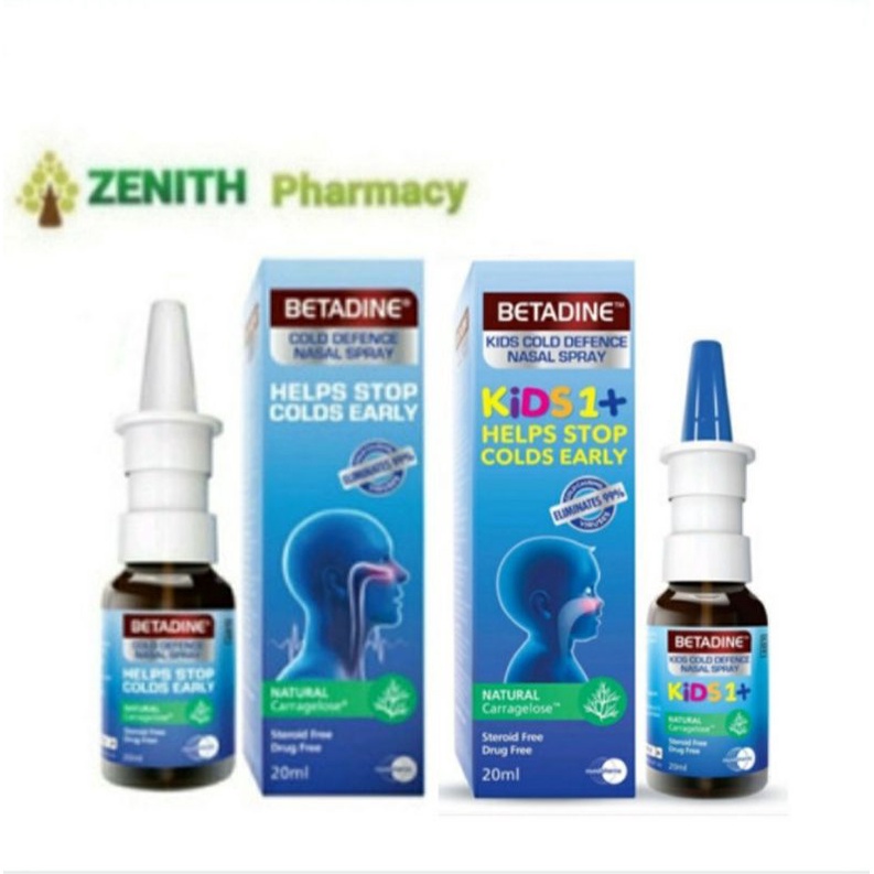 Shop Malaysia Betadine Cold Defence Nasal Spray 20ml Exp 2023 Shopee Singapore