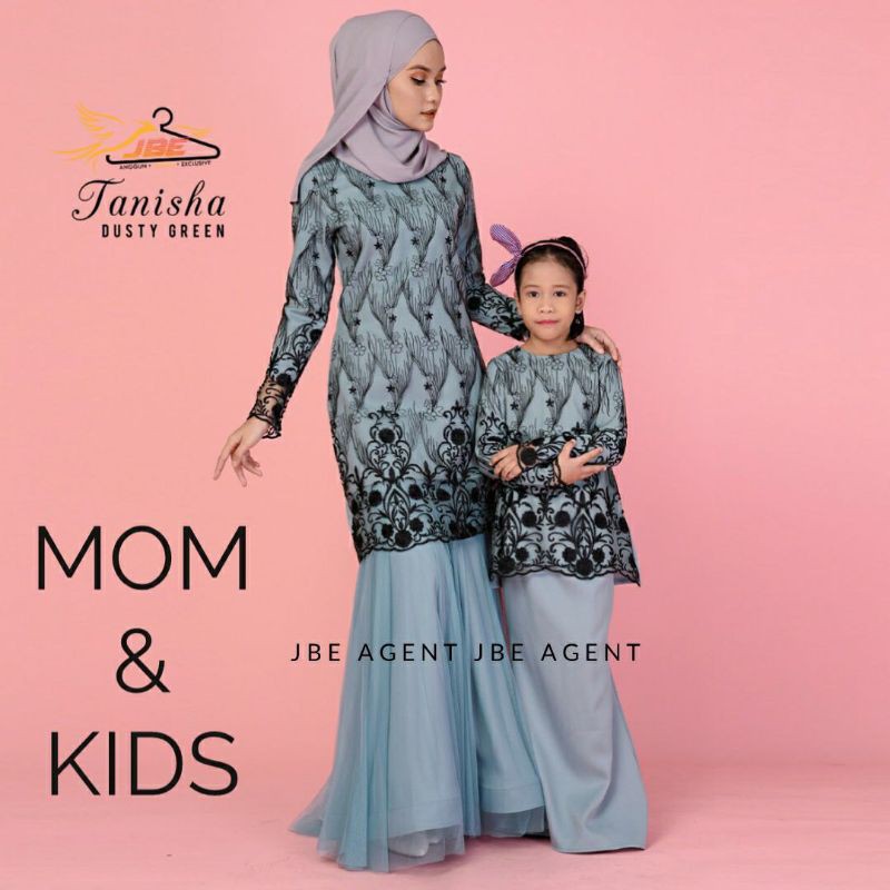 Tanisha Exclusive Kurung Mom Kids Baju Kurung Sedondon Ibu Dan Anak Mom Kids Set Shopee Singapore