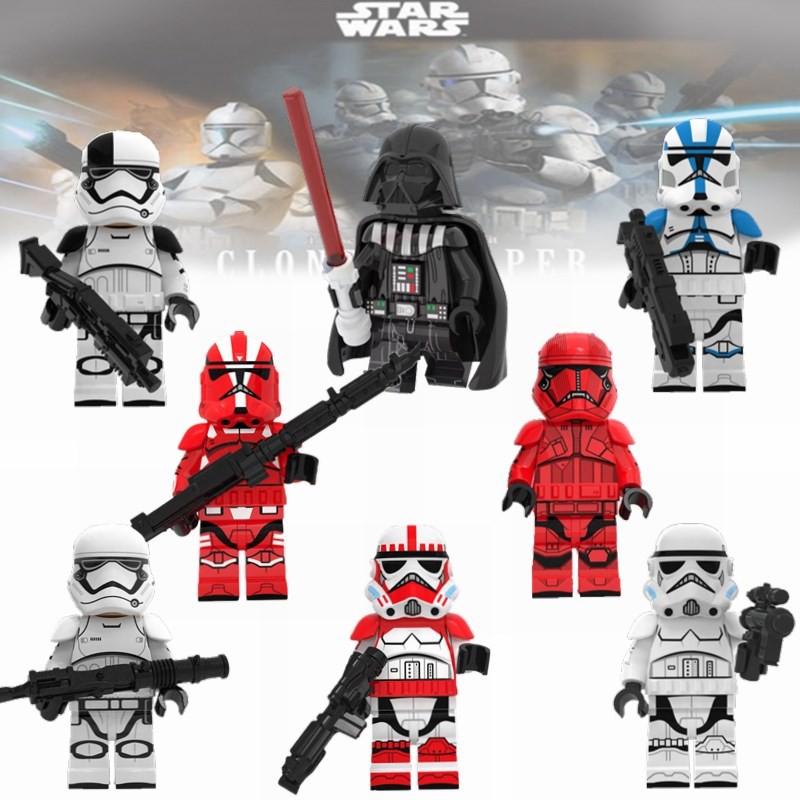 Star Wars Figure Building Blocks mini Figures Toys Set Darth Vader Yoda Clone 