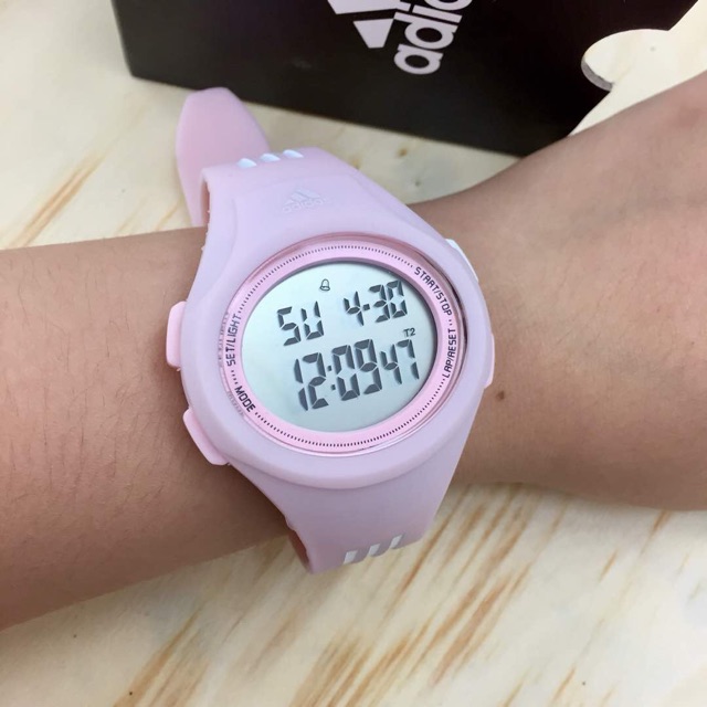 adidas pink watch