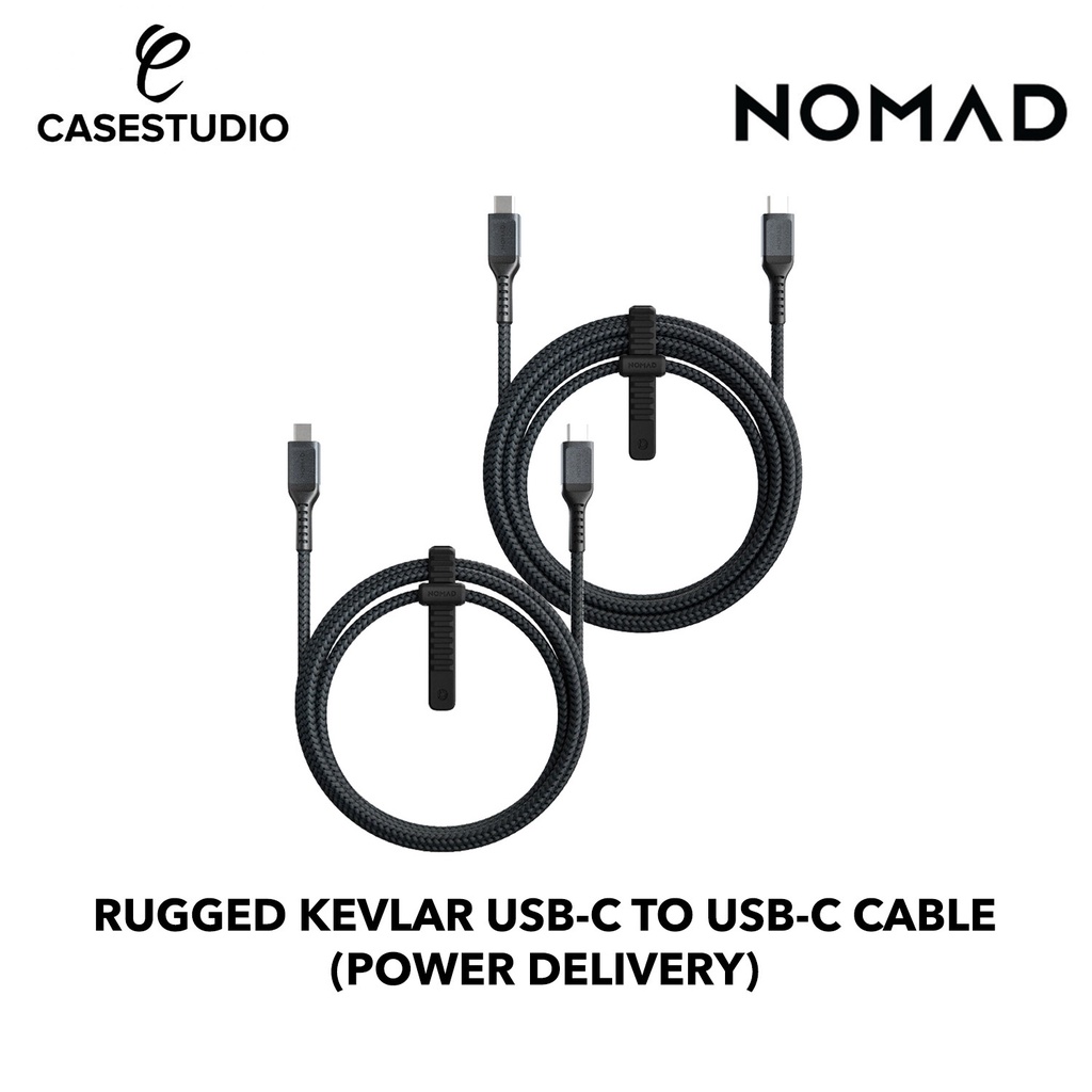 Nomad Rugged Kevlar USBC to USBC Cable (Power Delivery) Shopee