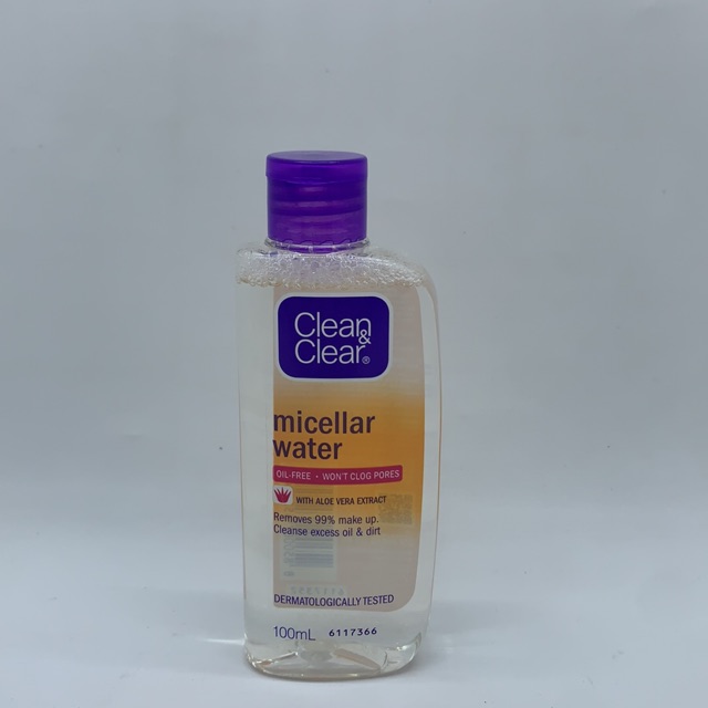 micellar water clear and clean