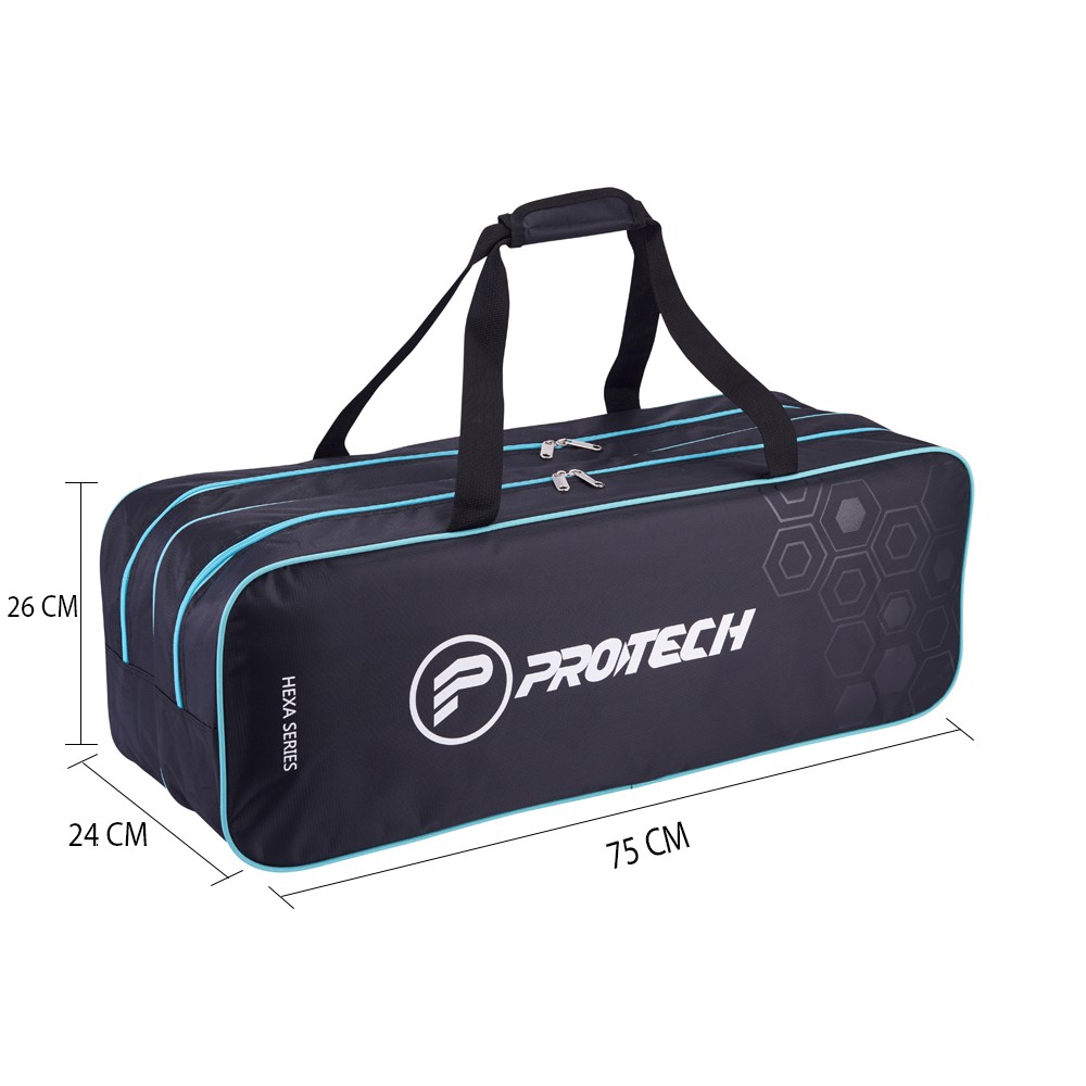 Protech Badminton 2 Zip Racket Bag Hexagon Shopee Singapore