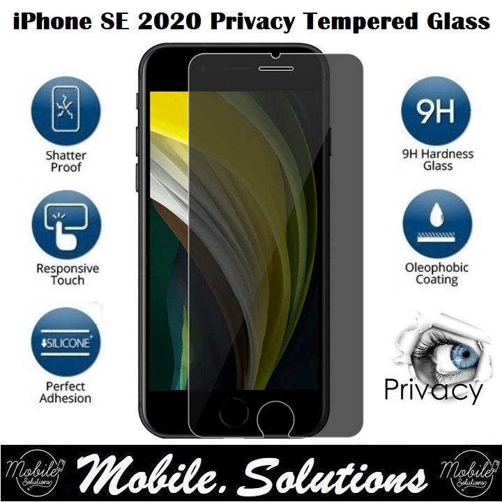 iPhone SE (2020) / SE (2022) Tempered Glass Screen Protector (Privacy