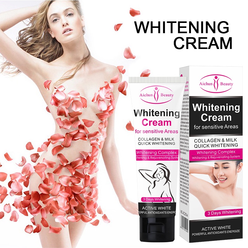 SG SELLER] AICHUN BEAUTY Underarm Whitening Cream, 50ml for Sensitive  Areas, Armpits, Underarm, Hair Removal Area | Shopee Singapore