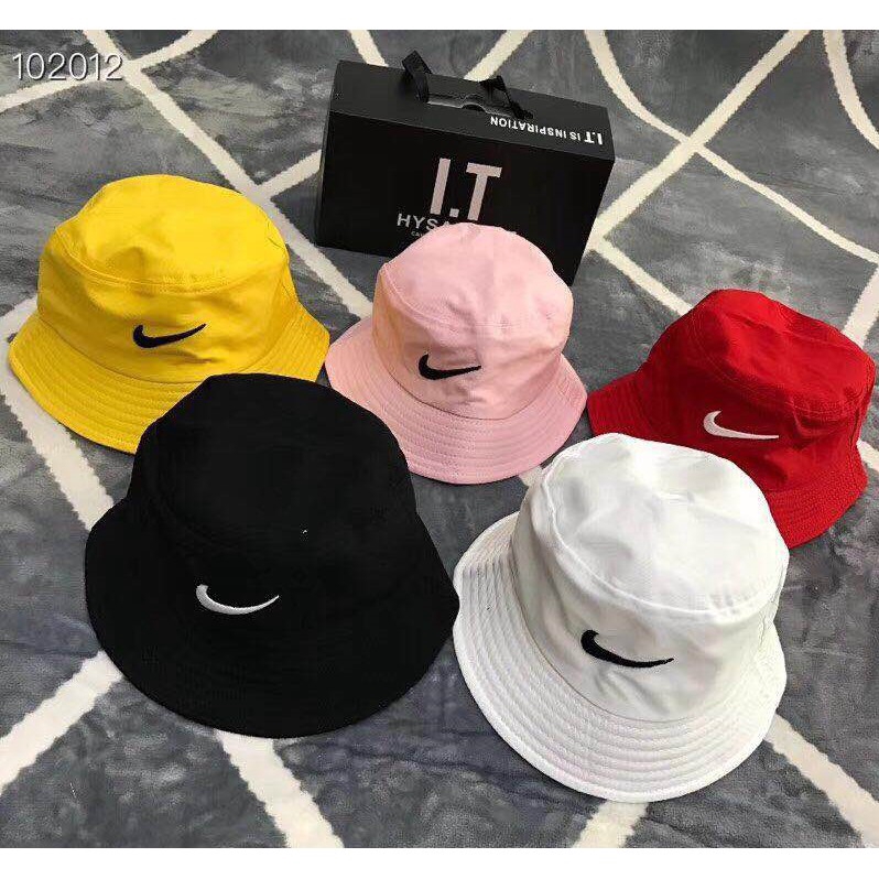 yellow nike bucket hat