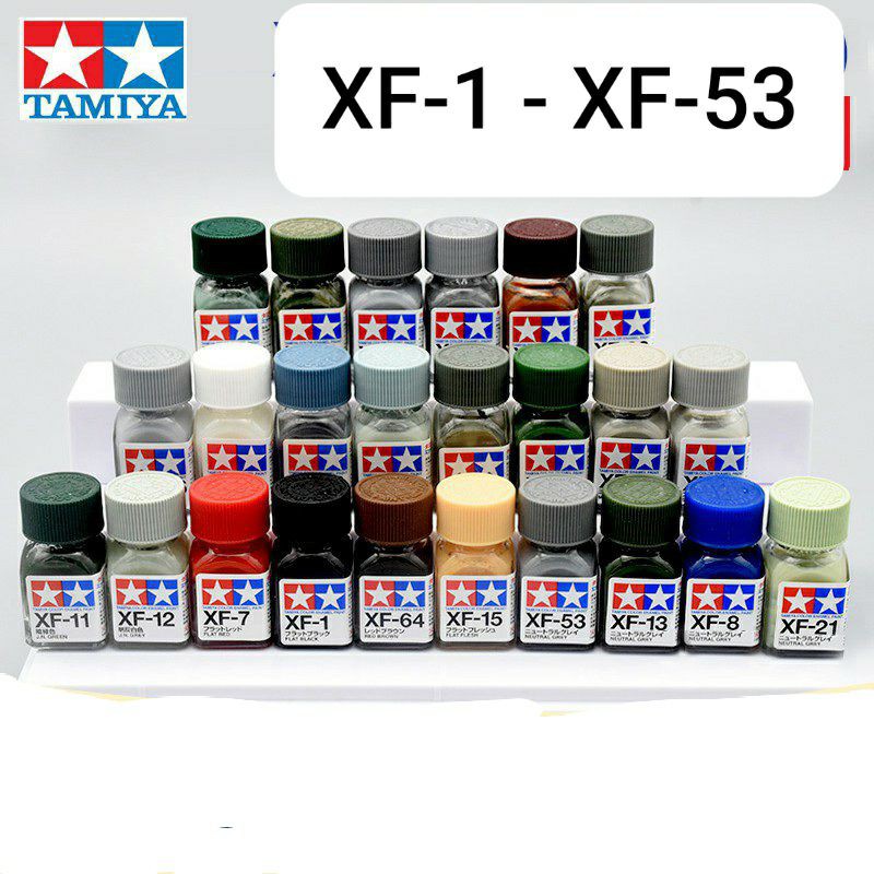 TAMIYA Enamel Paint for plastic model XF1 XF53 10ml Shopee Singapore