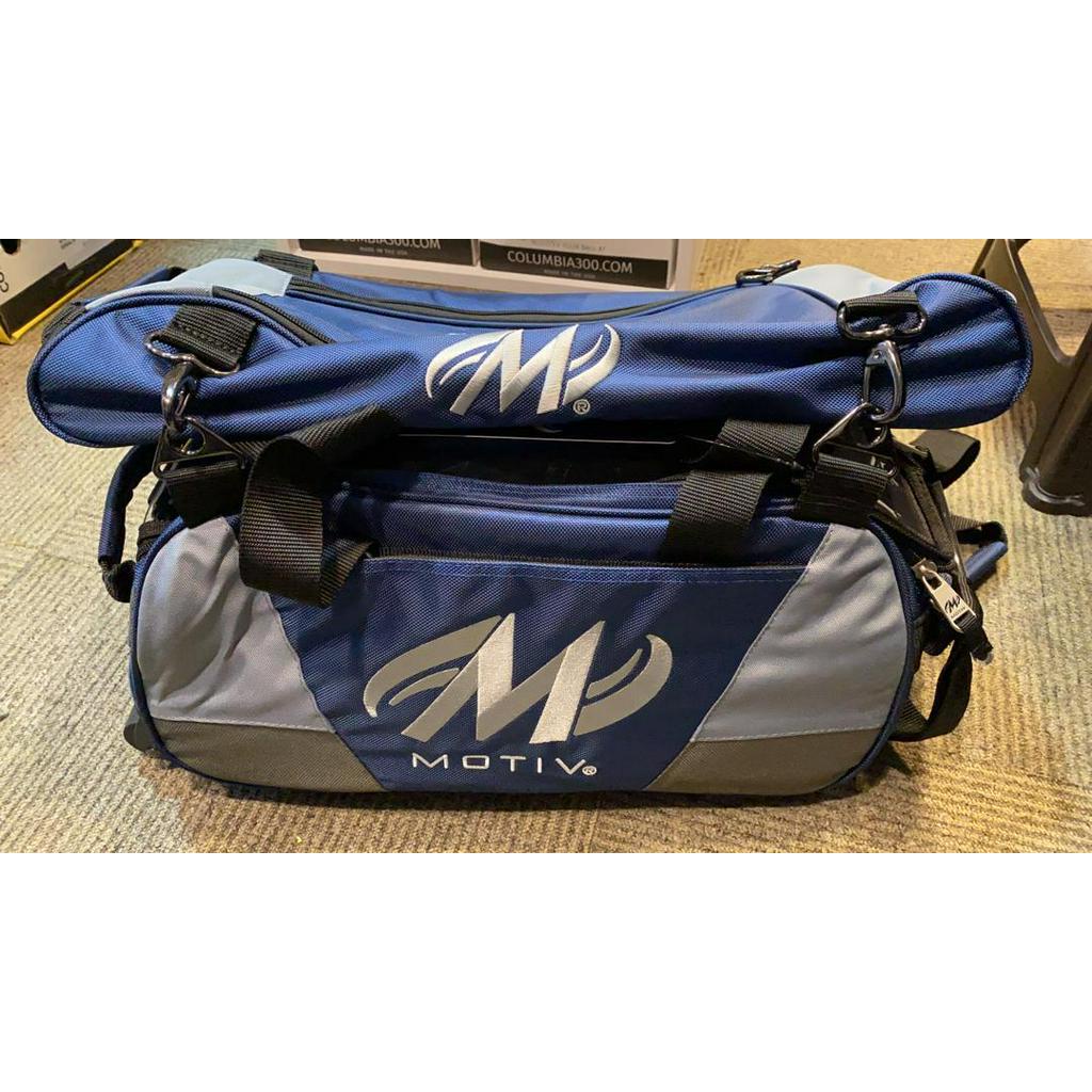 Bowling Bag - Motiv - 2 Ball Tote Roller c/w Shoe Bag - Black/Lime, Navy  Blue | Shopee Singapore
