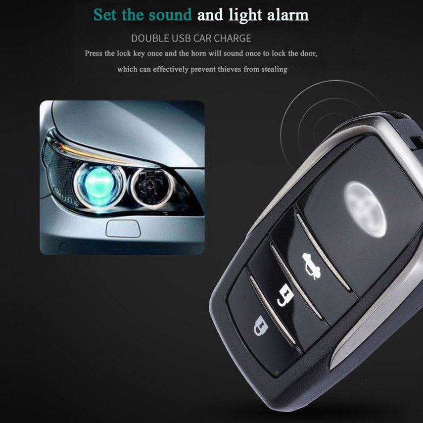 Xii Car Pke Keyless Entry Engine Start Stop Push Button Alarm