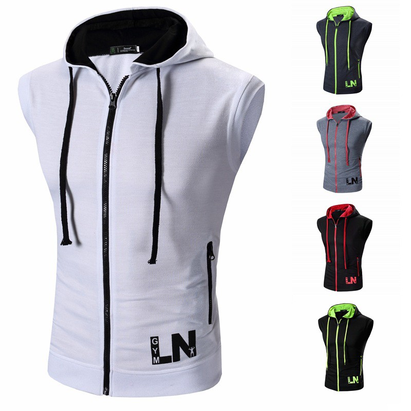 5xl sleeveless hoodie