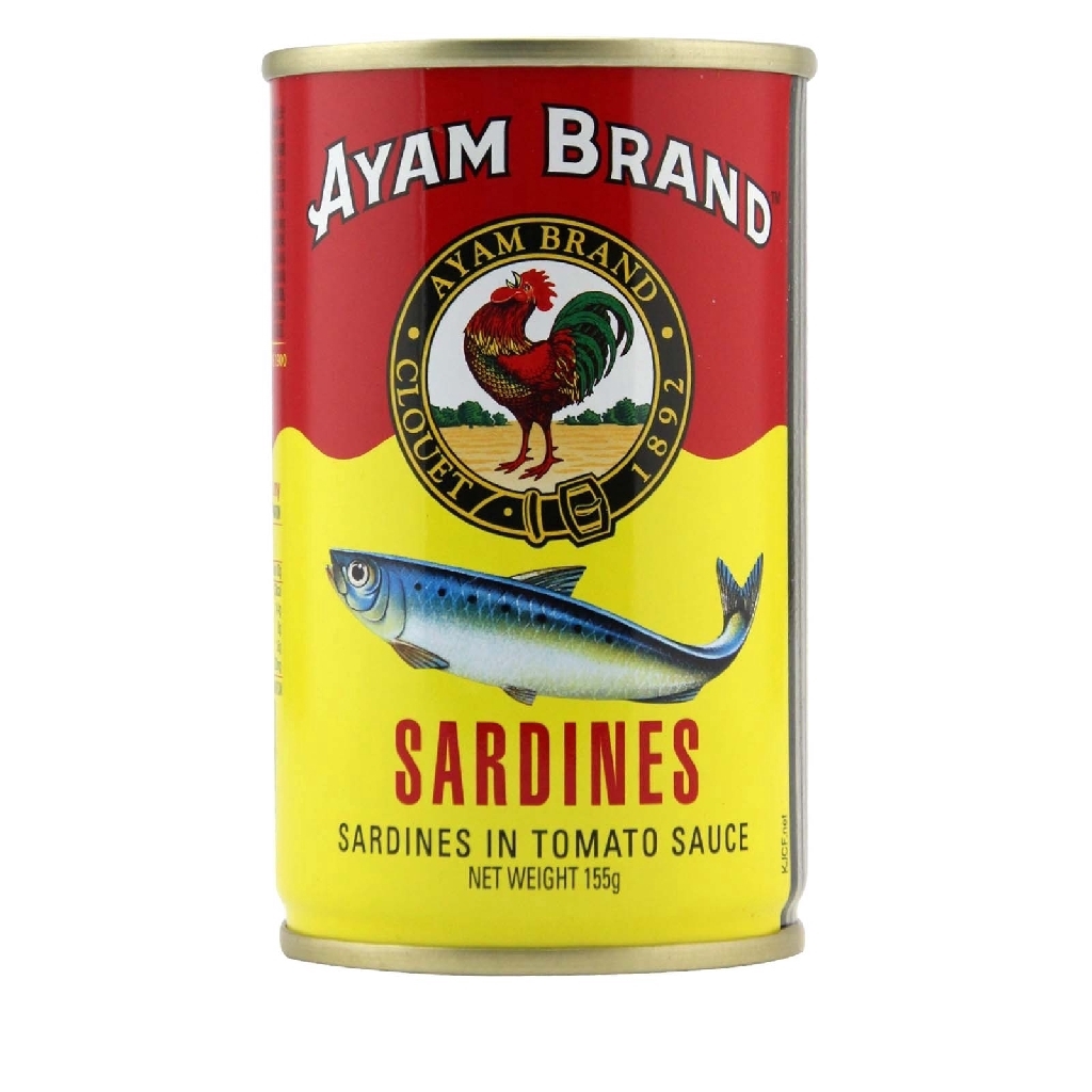 Ayam Brand Sardines In Tomato Sauce 155g Md1 Shopee Singapore