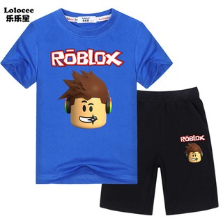 Big Boys Roblox Games Clothes Sets Tshirts Shorts Cotton Kids Sets Shopee Singapore - fashion top bottoms roblox set kids clothes t shirt pant boy girl suit shopee singapore