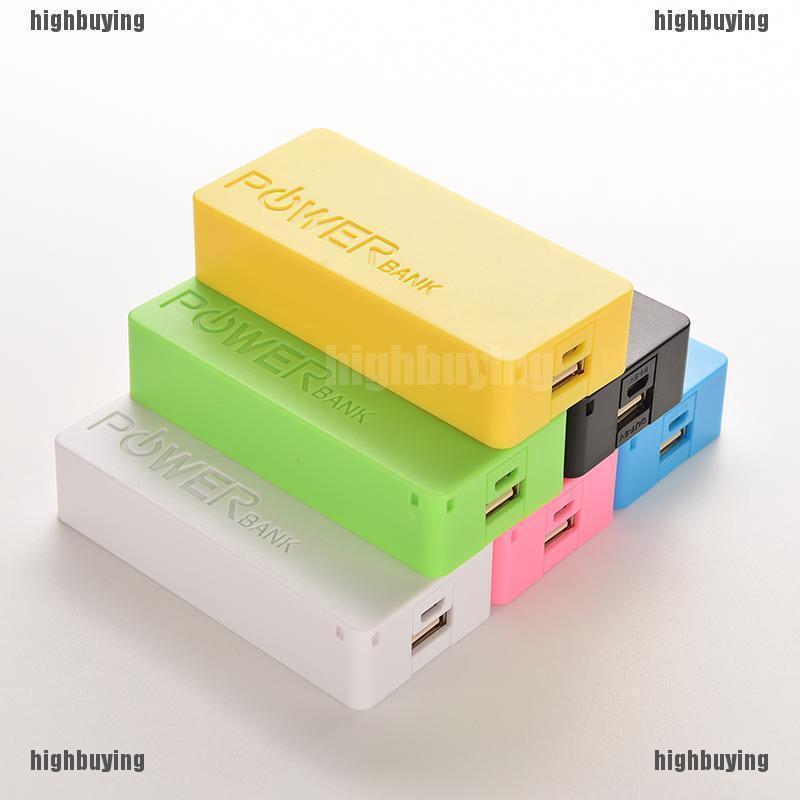 5600mAh 5V USB Power Bank Case 18650 Battery Charger DIY Case For Cell Phone