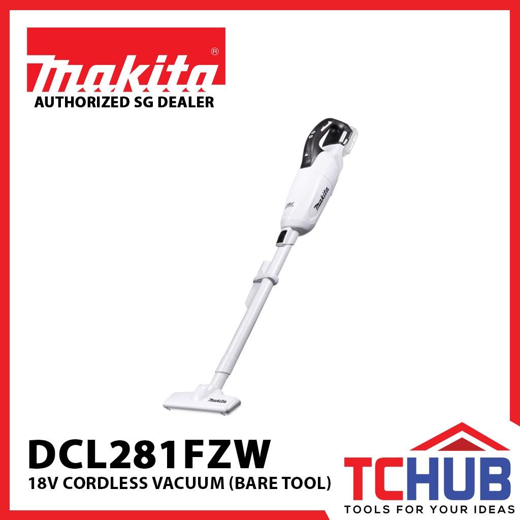 [Makita] DCL281FZW 18V Cordless Vacuum Cleaner (Bare Tool) Shopee Singapore