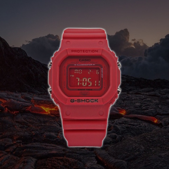 g shock petak merah