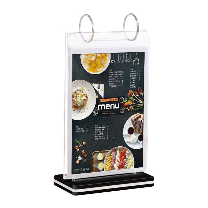 A4 Flip Table Card Table Board A5 Reception Label6Pages Product Price