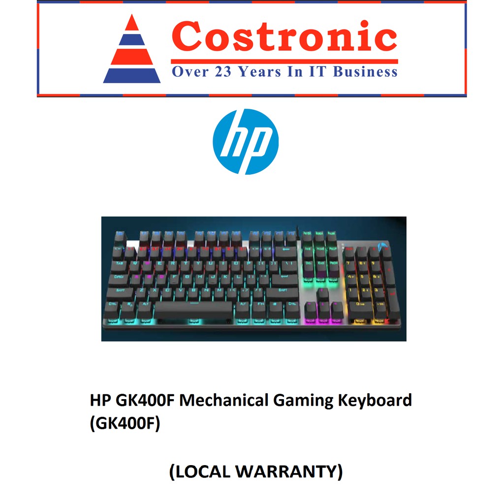HP GK400F MECHANICAL GAMING KEYBOARD ( GK400F ) Shopee Singapore
