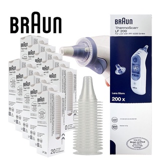Braun Genuine ThermoScan Thermometer Probe Lens Filters Ear Cover Cap 20Filter