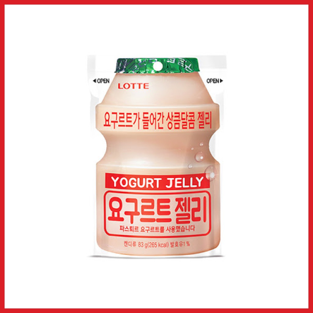 Lotte YOGURT jelly yogurt flavor Korean  best drink yogurt 