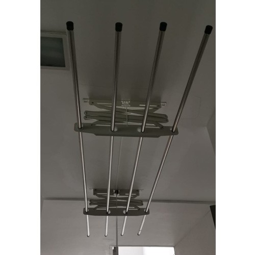 Clothes Rack Ceiling Mounted Manual System Shopee Singapore