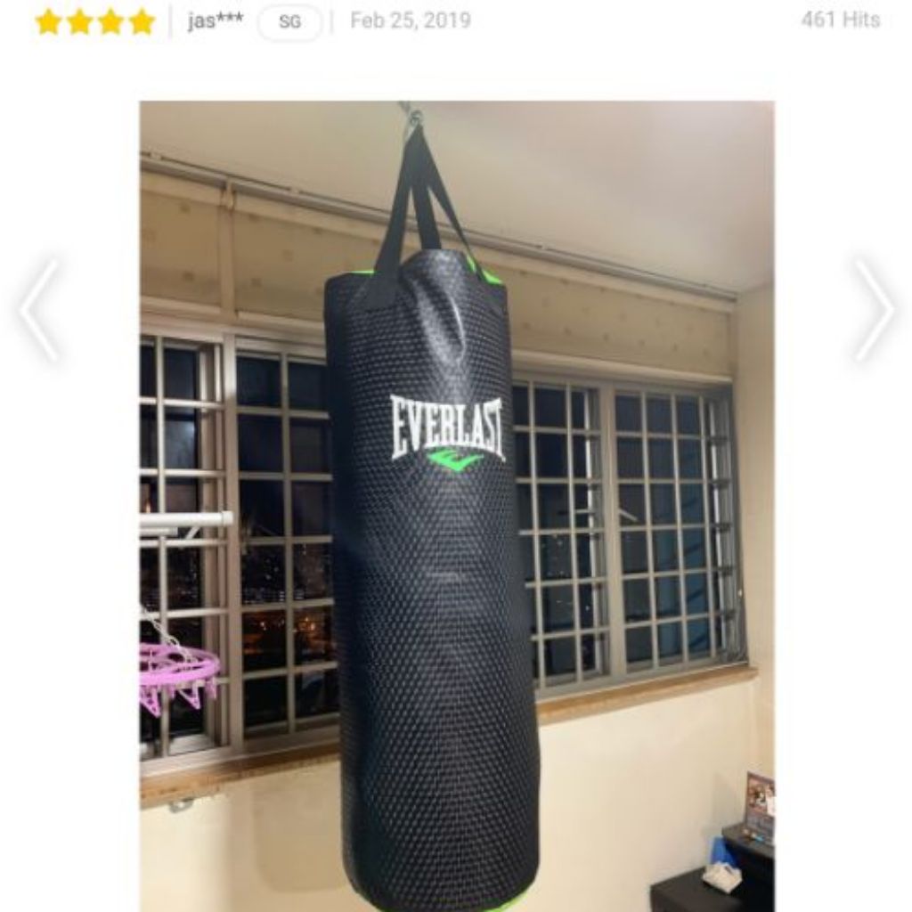 everlast portable punching bag