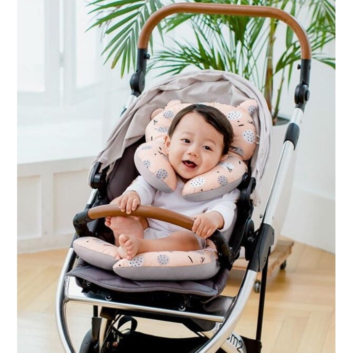 Sgm Baby Children Head Neck Support Headrest Travel Car Seat