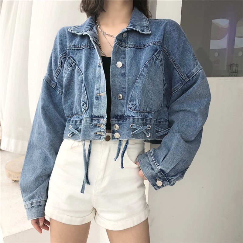 jaket denim korea