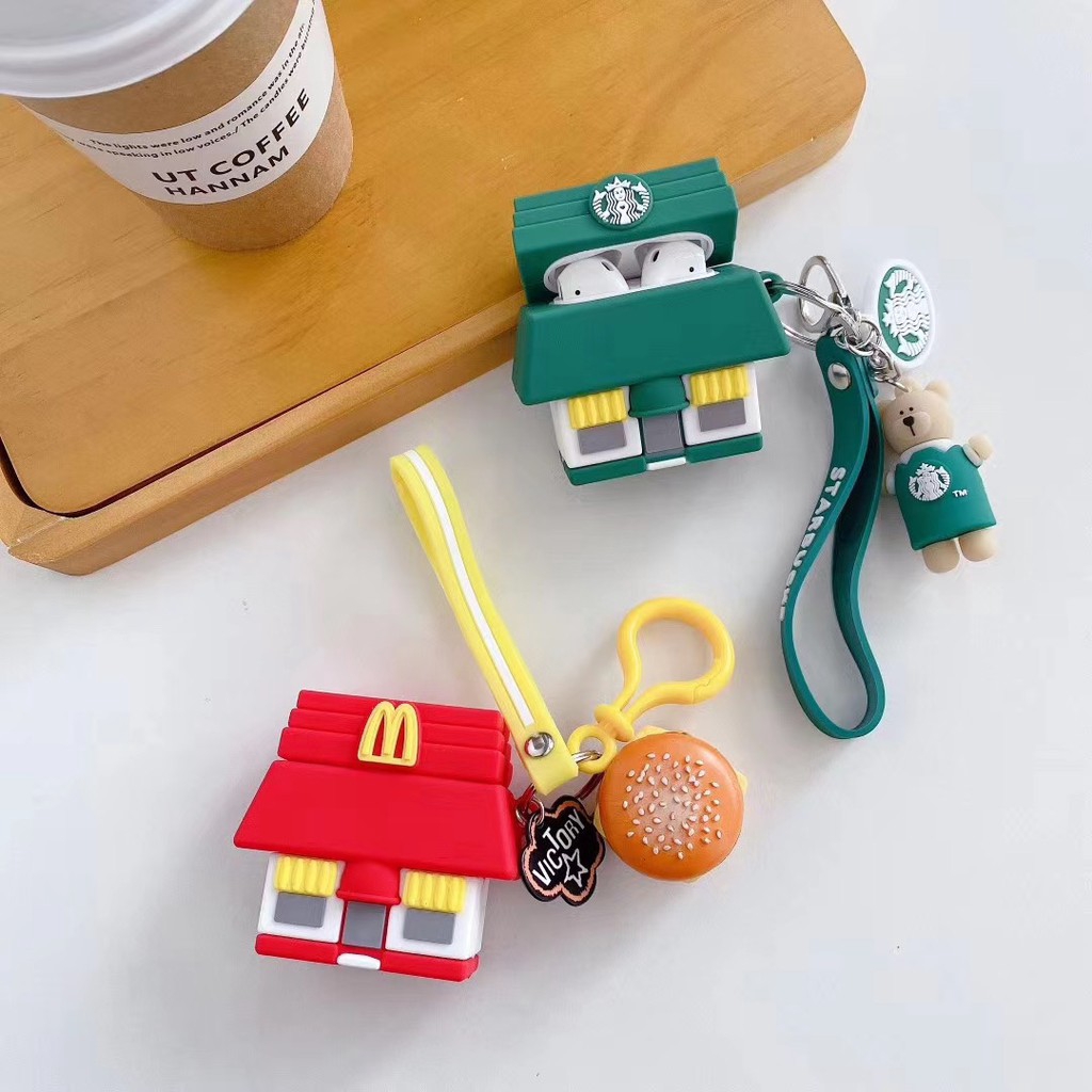 McDonald's Starbucks Airpods Pro Case Cover For Airpods 1/2/3