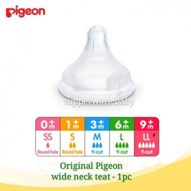 pigeon wide neck teat