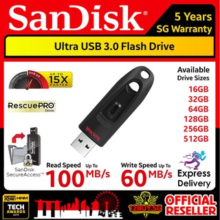Sandisk Cruzer Blade 8gb 16gb 32gb 64gb 128gb Thumb Drive Flash Usb Drive Usb 2 0 Shopee Singapore