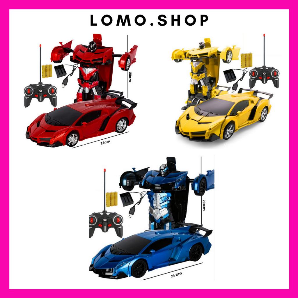 RC Car 2 in 1 Sports Transformation Robot Car 118 Kereta Kontrol Jauh