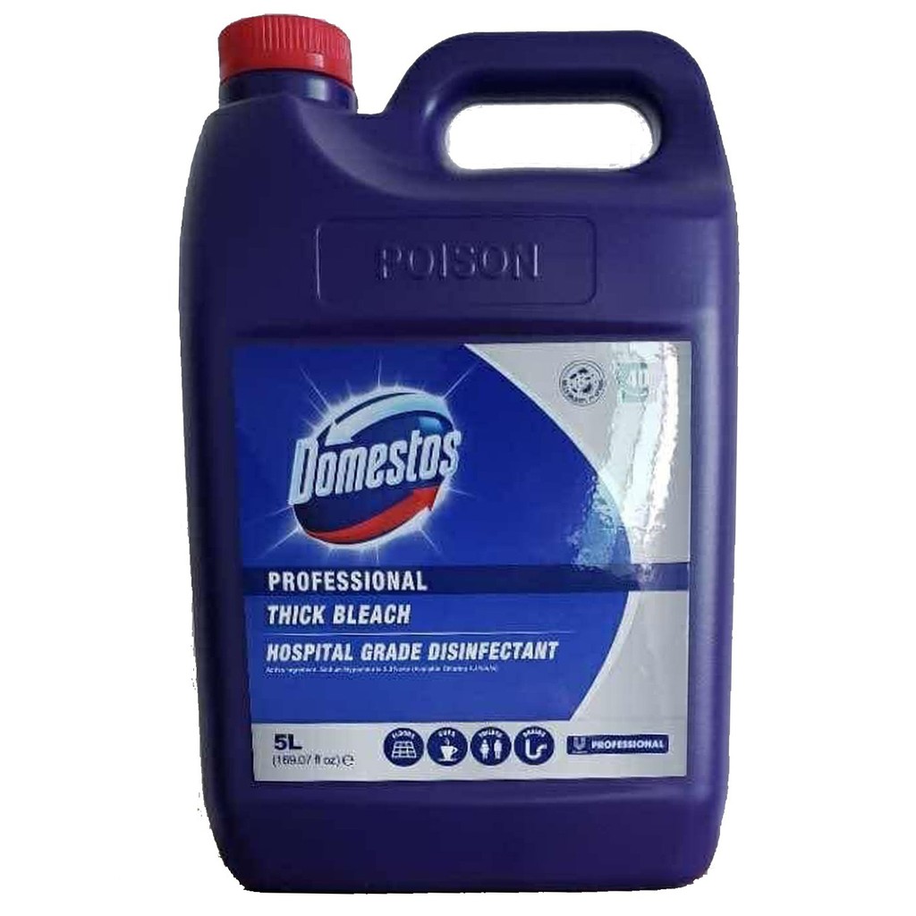 Domestos Thick Bleach Hospital Grade Disinfectant 5L Shopee Singapore