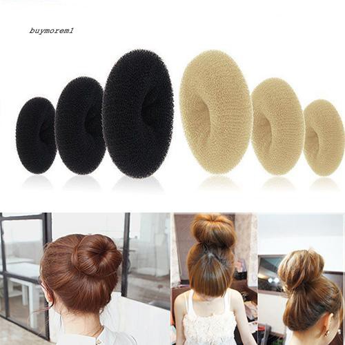 Bo Women Magic Donut Hair Ring Bun Former Shaper Hair Styler Tie