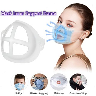 Image of 1Pcs Face Mask Inner Support Frame Homemade Cloth Mask Cool Bracket More Space for Comfortable Breathing Washable Reusable