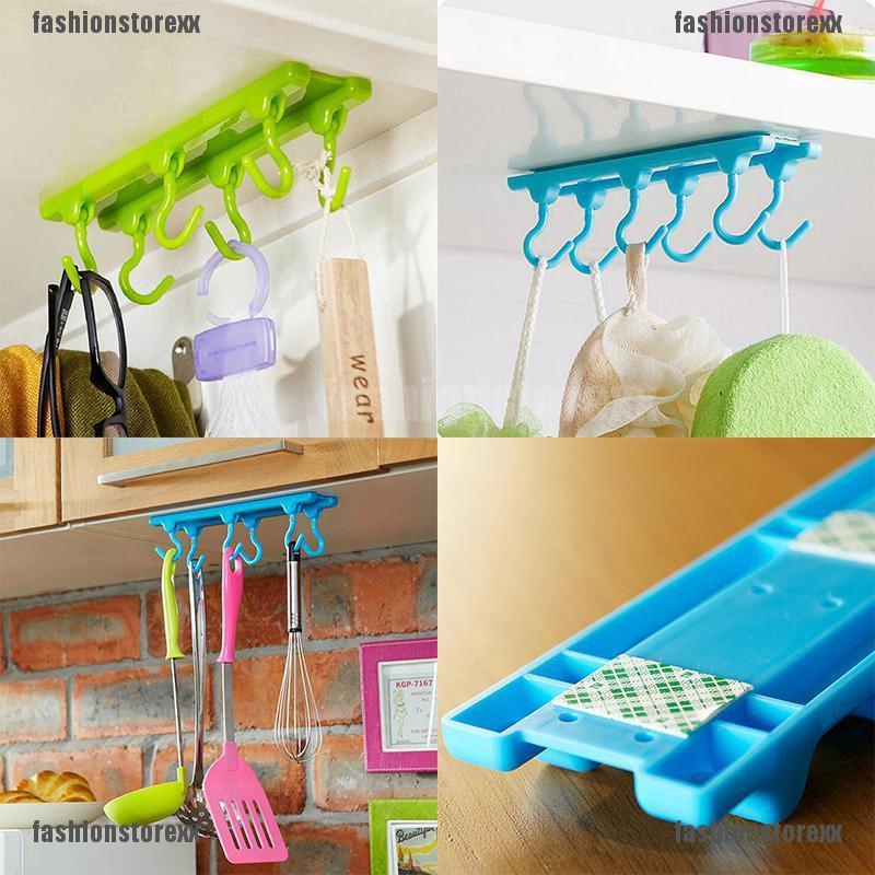 Kitchen Ceiling Hook Storage Cabinets Wardrobe Rack Multi Purpose Hook Load 2kg