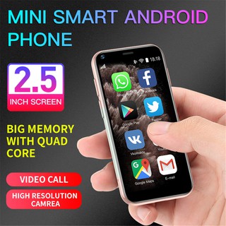 SOYES XS11 3G Mini Smartphone 2.5Inch WiFi GPS 1GB 8GB Quad Core Android 6.0 Dual Sim Google Play Cute Smartphone