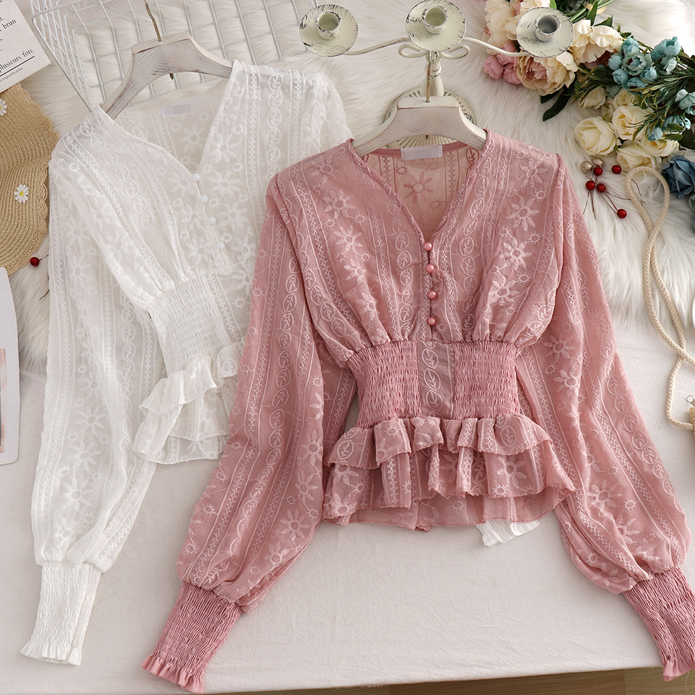 vintage ruffle shirt