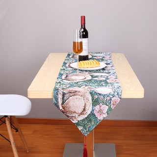 Li Easter Day Printed Cotton Linen Table Runner Festival